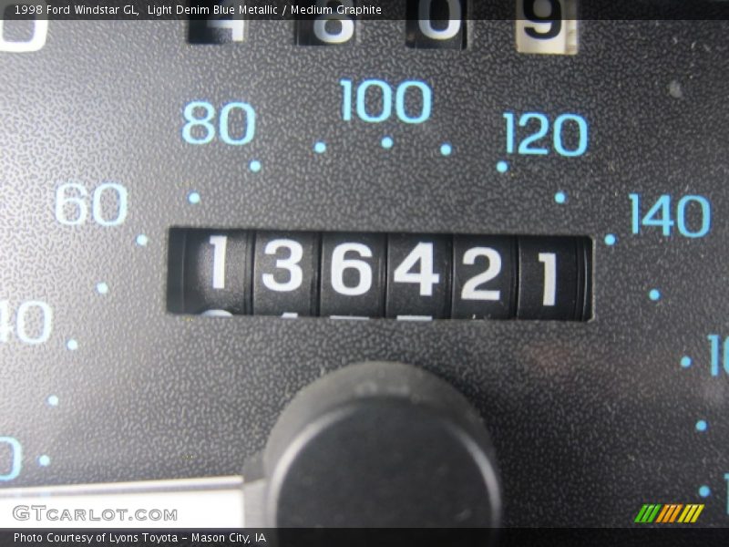 Light Denim Blue Metallic / Medium Graphite 1998 Ford Windstar GL