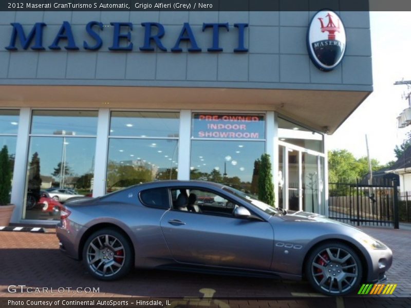 Grigio Alfieri (Grey) / Nero 2012 Maserati GranTurismo S Automatic
