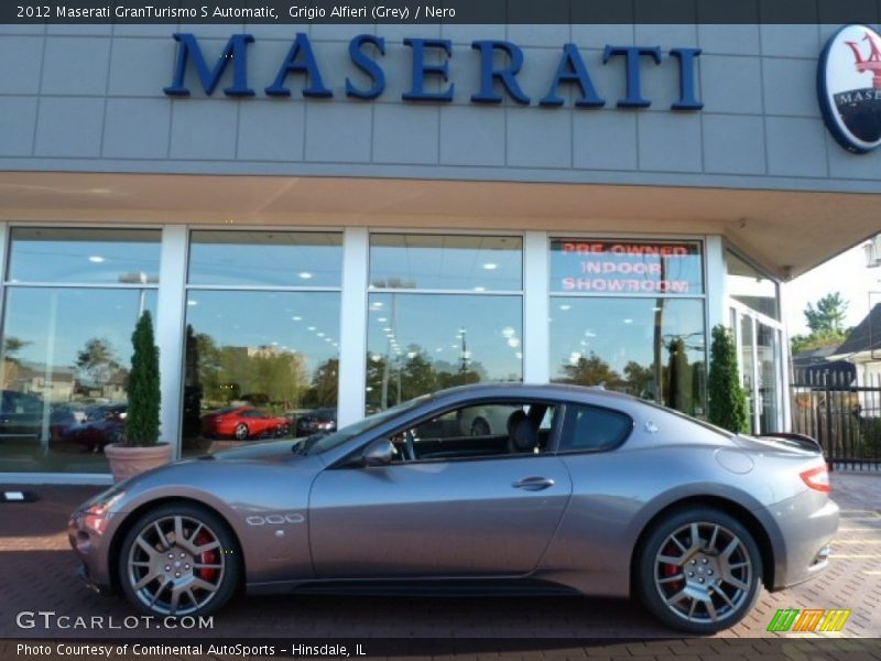 Grigio Alfieri (Grey) / Nero 2012 Maserati GranTurismo S Automatic