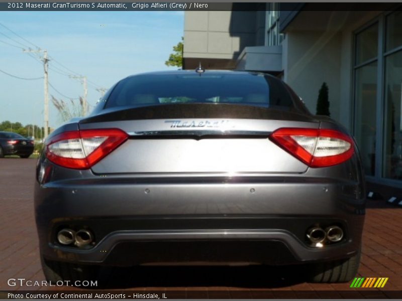 Grigio Alfieri (Grey) / Nero 2012 Maserati GranTurismo S Automatic