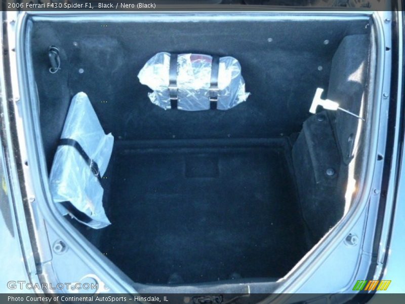  2006 F430 Spider F1 Trunk