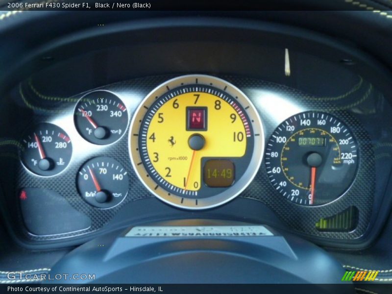  2006 F430 Spider F1 Spider F1 Gauges