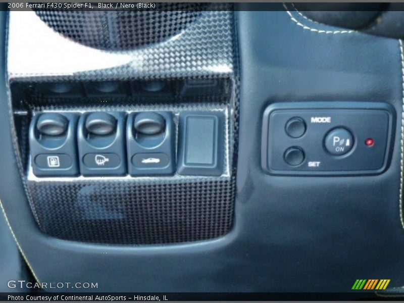 Controls of 2006 F430 Spider F1