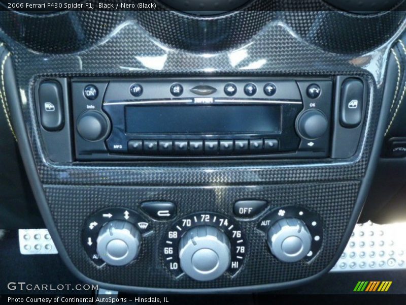 Controls of 2006 F430 Spider F1