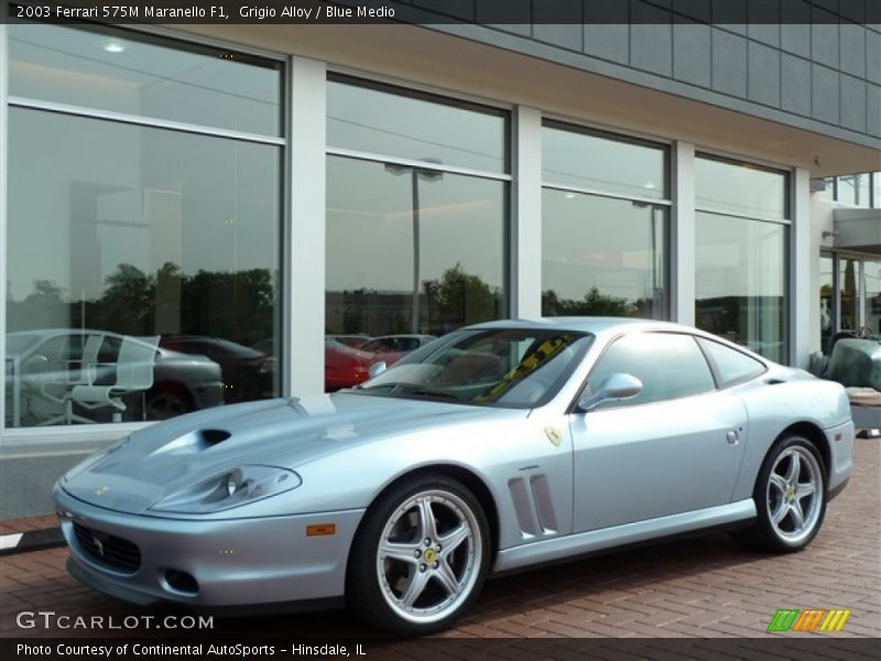 Front 3/4 View of 2003 575M Maranello F1