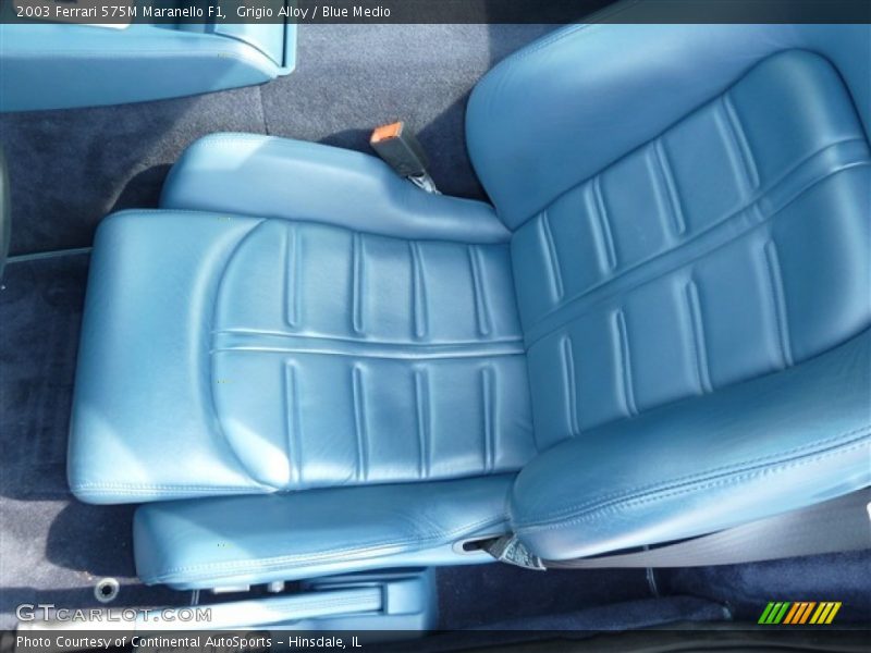  2003 575M Maranello F1 Blue Medio Interior