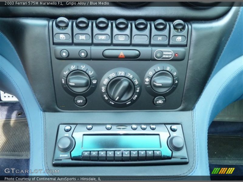 Controls of 2003 575M Maranello F1