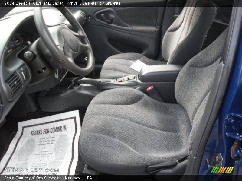 Arrival Blue Metallic / Graphite 2004 Chevrolet Cavalier LS Sedan