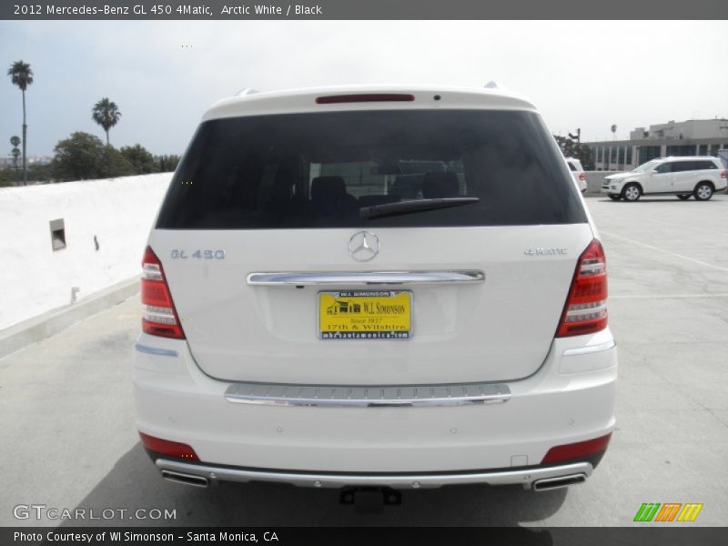 Arctic White / Black 2012 Mercedes-Benz GL 450 4Matic