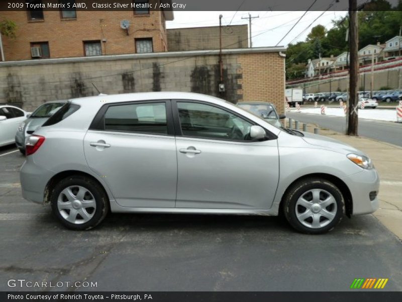 Classic Silver Metallic / Ash Gray 2009 Toyota Matrix S AWD