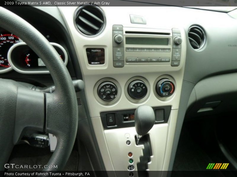 Classic Silver Metallic / Ash Gray 2009 Toyota Matrix S AWD