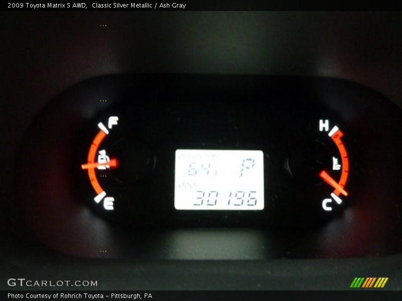 Classic Silver Metallic / Ash Gray 2009 Toyota Matrix S AWD