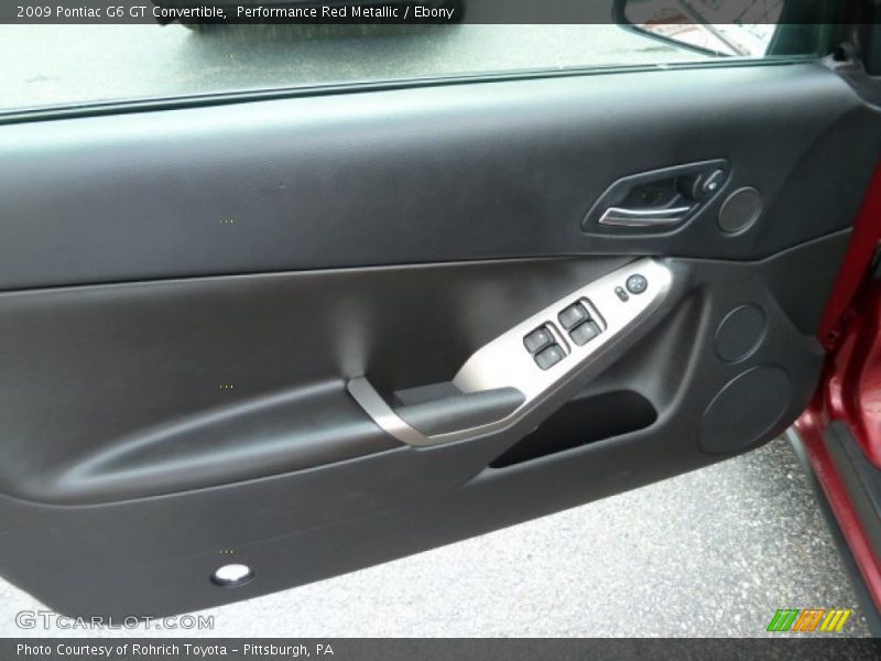 Performance Red Metallic / Ebony 2009 Pontiac G6 GT Convertible