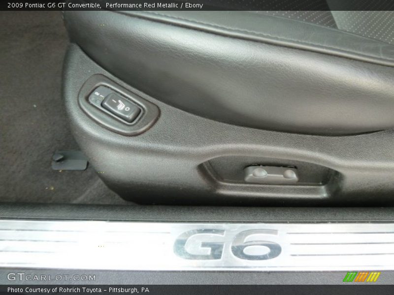 Performance Red Metallic / Ebony 2009 Pontiac G6 GT Convertible