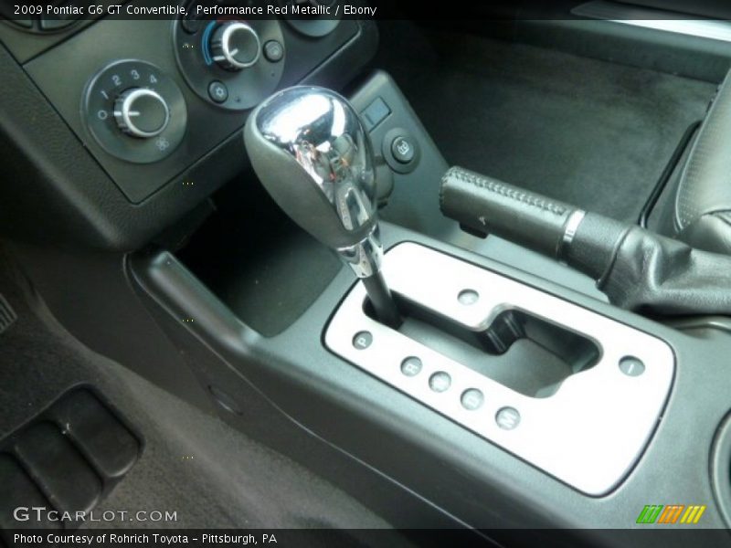  2009 G6 GT Convertible 4 Speed Automatic Shifter