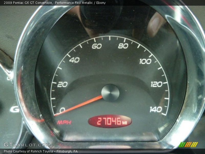 Performance Red Metallic / Ebony 2009 Pontiac G6 GT Convertible