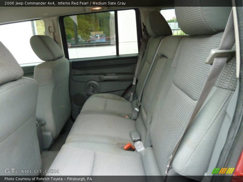 Inferno Red Pearl / Medium Slate Gray 2006 Jeep Commander 4x4