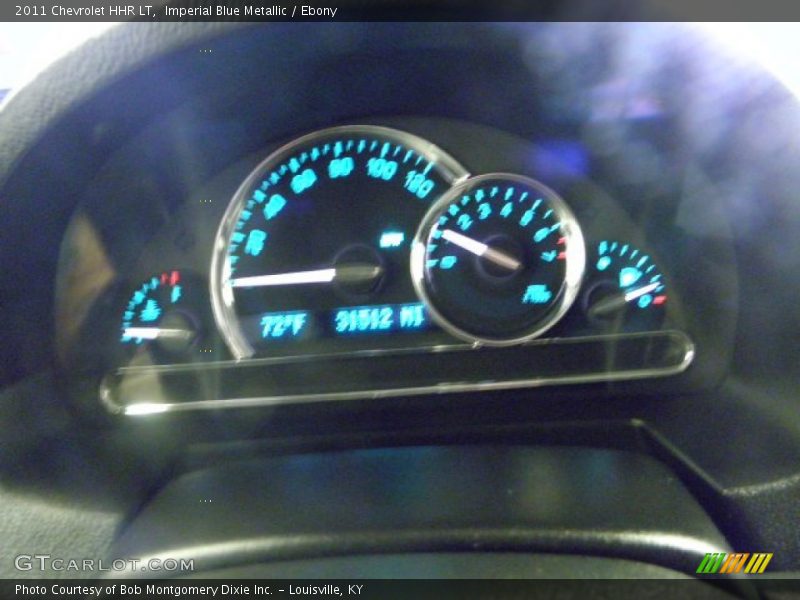 Imperial Blue Metallic / Ebony 2011 Chevrolet HHR LT