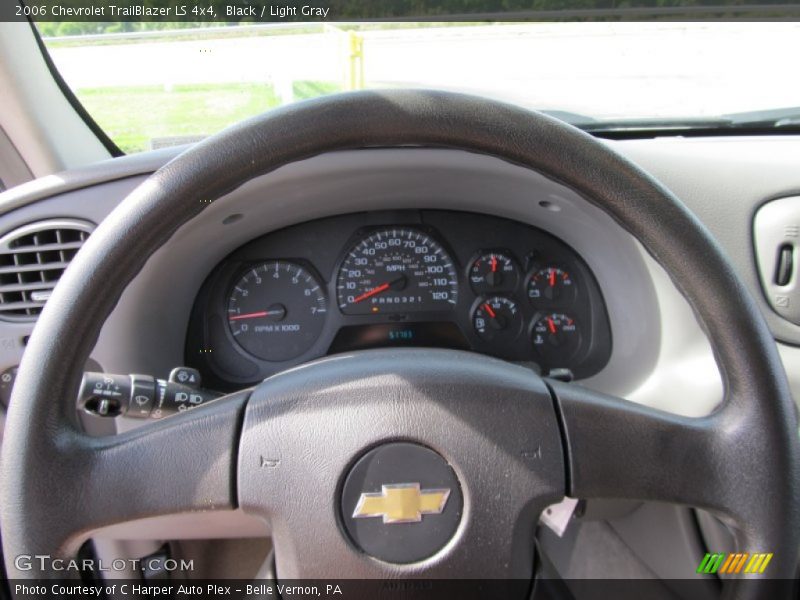 Black / Light Gray 2006 Chevrolet TrailBlazer LS 4x4