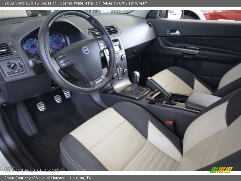  2009 C30 T5 R-Design R-Design Off Black/Cream Interior