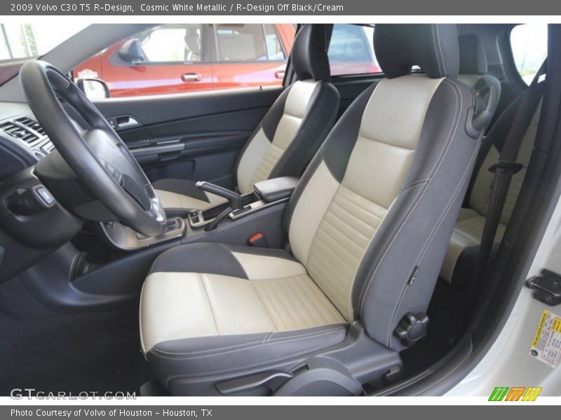  2009 C30 T5 R-Design R-Design Off Black/Cream Interior