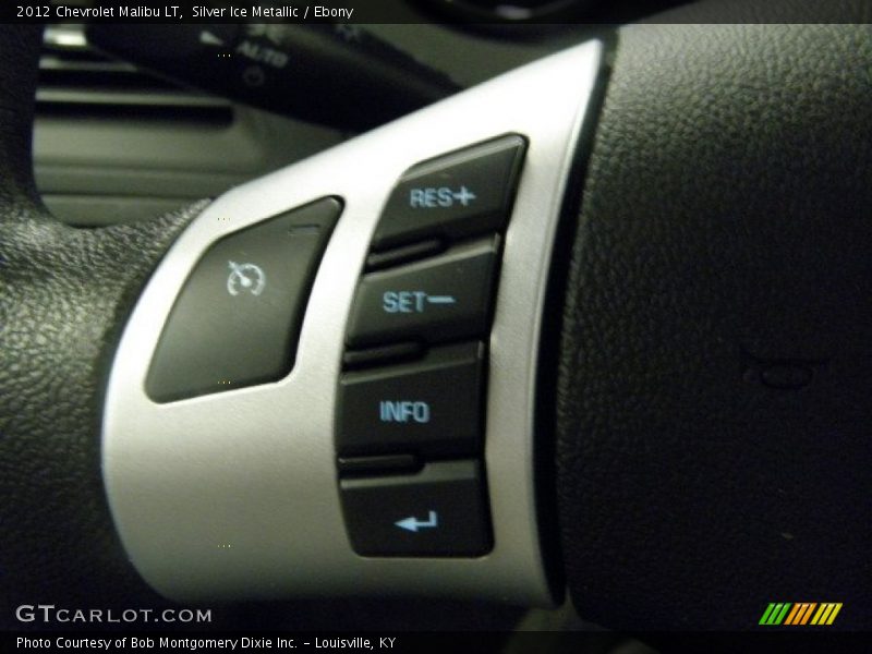 Silver Ice Metallic / Ebony 2012 Chevrolet Malibu LT