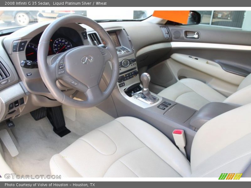 Liquid Platinum Silver / Wheat 2008 Infiniti G 35 Sedan