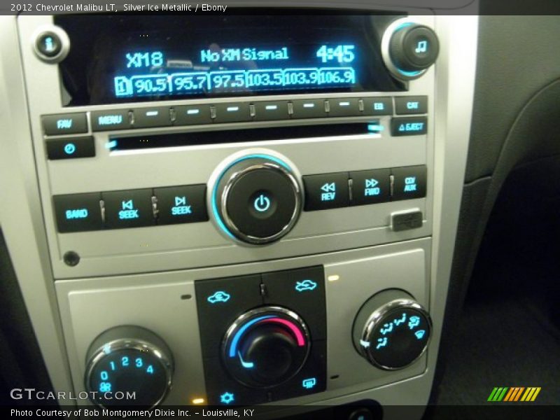 Silver Ice Metallic / Ebony 2012 Chevrolet Malibu LT