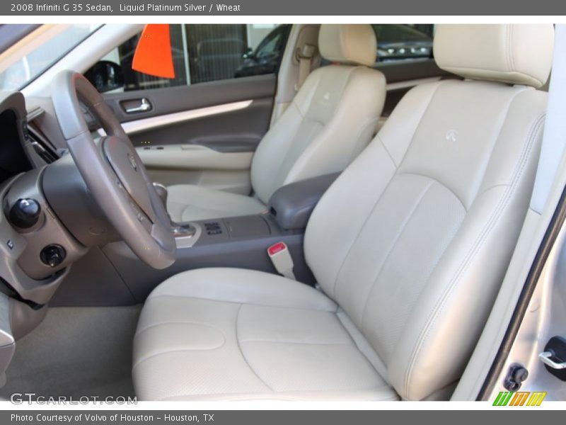 Liquid Platinum Silver / Wheat 2008 Infiniti G 35 Sedan