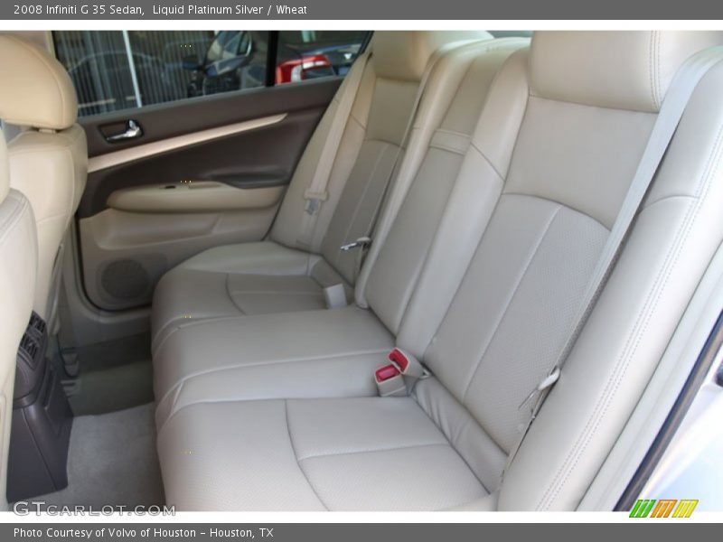 Liquid Platinum Silver / Wheat 2008 Infiniti G 35 Sedan