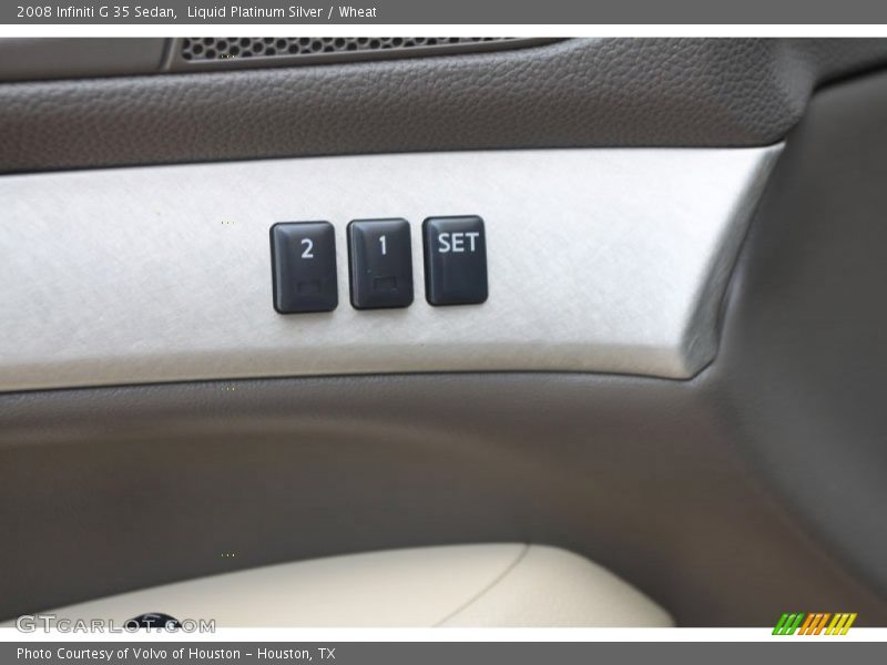 Liquid Platinum Silver / Wheat 2008 Infiniti G 35 Sedan