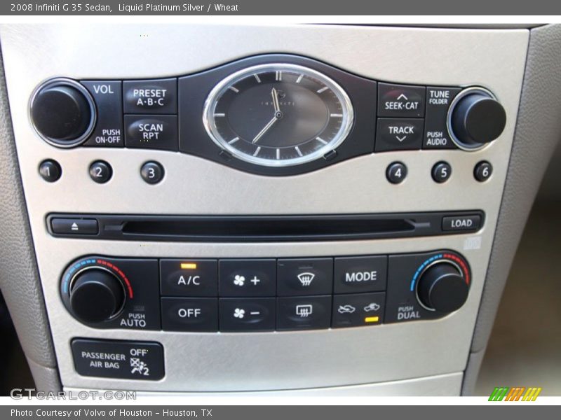 Liquid Platinum Silver / Wheat 2008 Infiniti G 35 Sedan