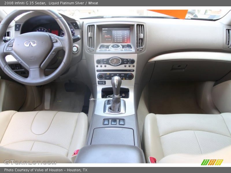 Liquid Platinum Silver / Wheat 2008 Infiniti G 35 Sedan