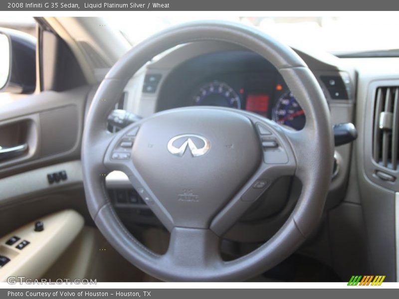Liquid Platinum Silver / Wheat 2008 Infiniti G 35 Sedan