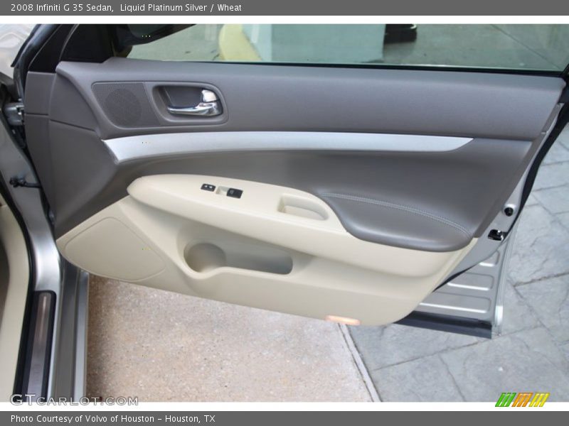 Liquid Platinum Silver / Wheat 2008 Infiniti G 35 Sedan