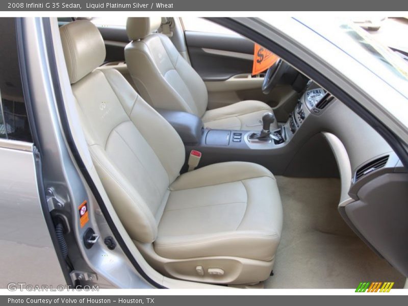 Liquid Platinum Silver / Wheat 2008 Infiniti G 35 Sedan
