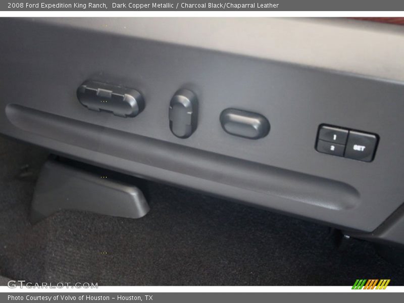 Dark Copper Metallic / Charcoal Black/Chaparral Leather 2008 Ford Expedition King Ranch