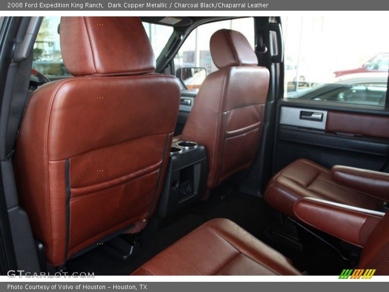 Dark Copper Metallic / Charcoal Black/Chaparral Leather 2008 Ford Expedition King Ranch