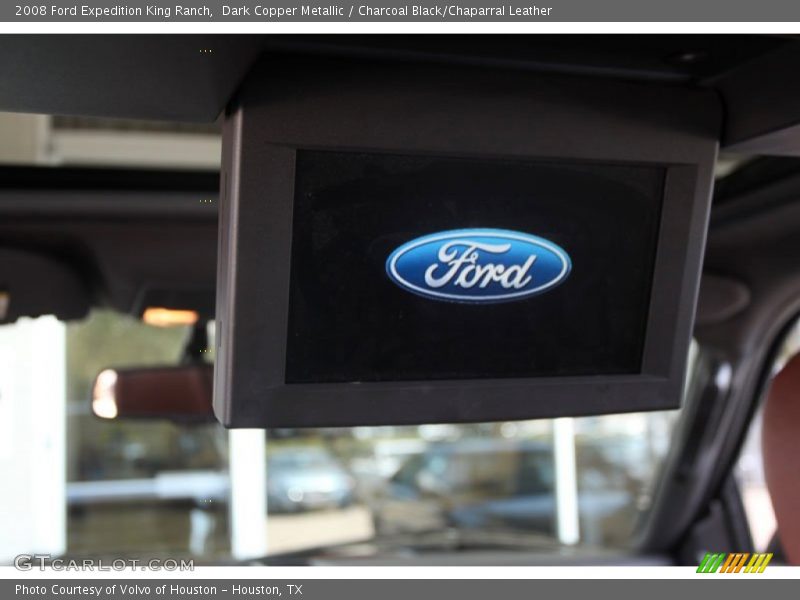 Dark Copper Metallic / Charcoal Black/Chaparral Leather 2008 Ford Expedition King Ranch
