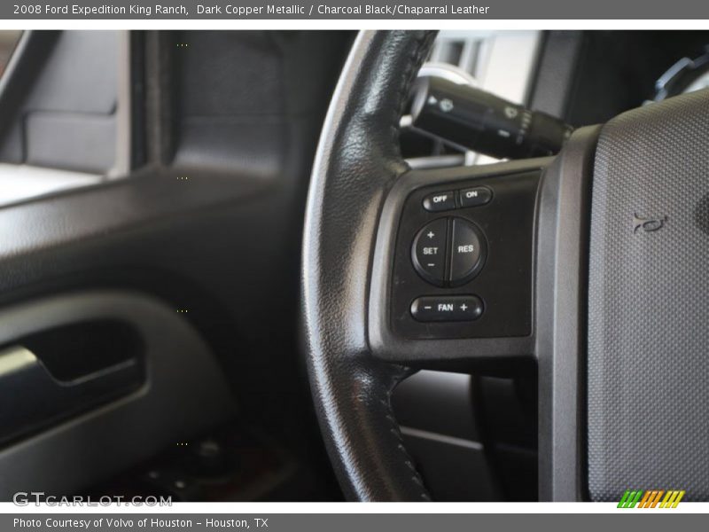 Dark Copper Metallic / Charcoal Black/Chaparral Leather 2008 Ford Expedition King Ranch