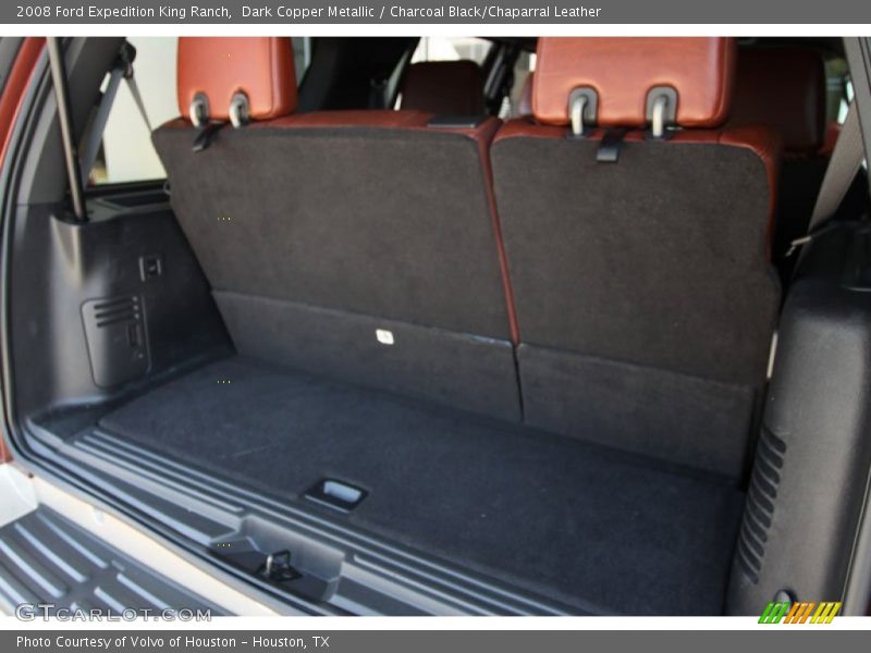 Dark Copper Metallic / Charcoal Black/Chaparral Leather 2008 Ford Expedition King Ranch