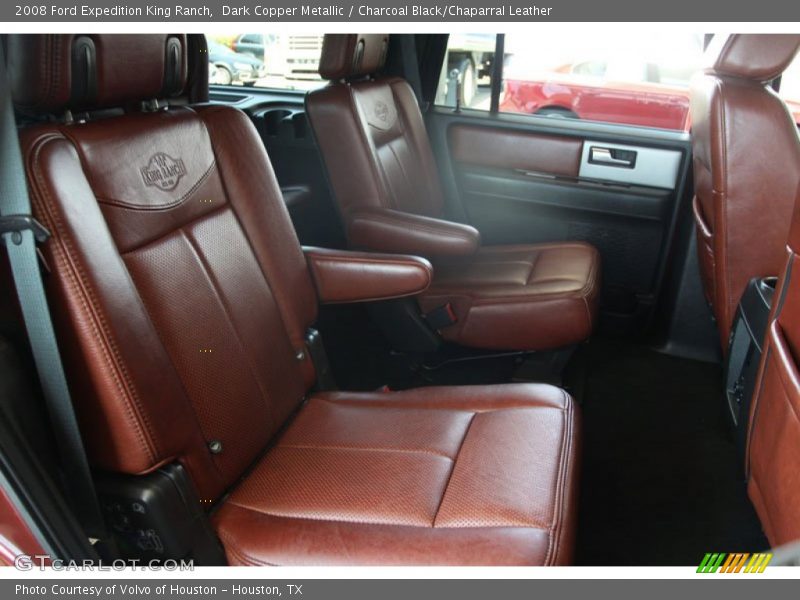 Dark Copper Metallic / Charcoal Black/Chaparral Leather 2008 Ford Expedition King Ranch