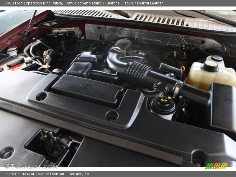 Dark Copper Metallic / Charcoal Black/Chaparral Leather 2008 Ford Expedition King Ranch