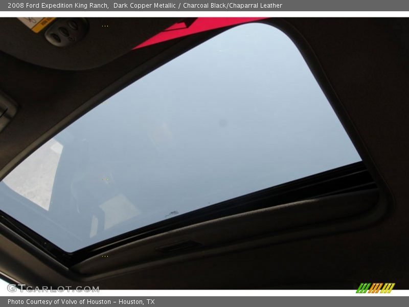 Dark Copper Metallic / Charcoal Black/Chaparral Leather 2008 Ford Expedition King Ranch