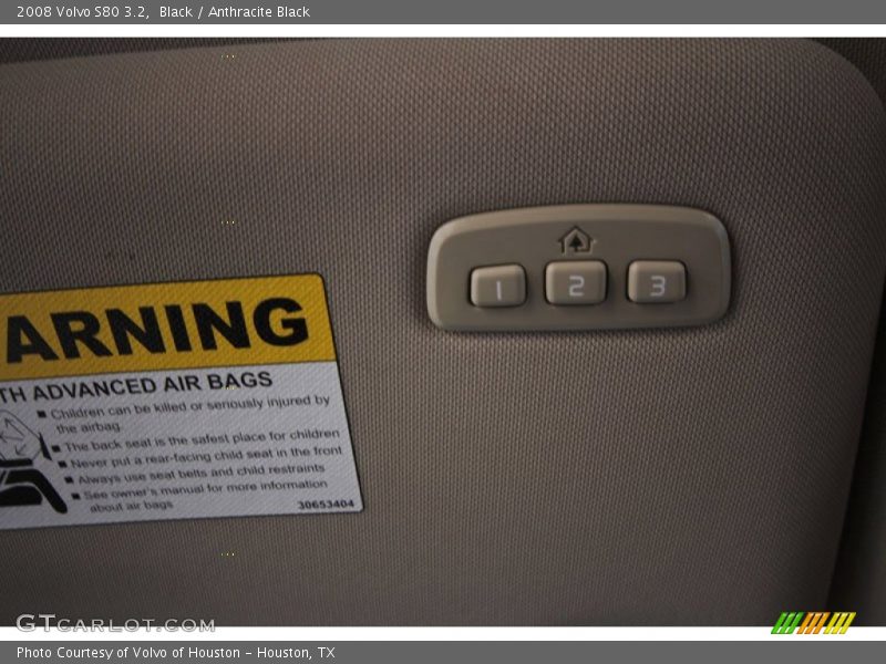 Black / Anthracite Black 2008 Volvo S80 3.2