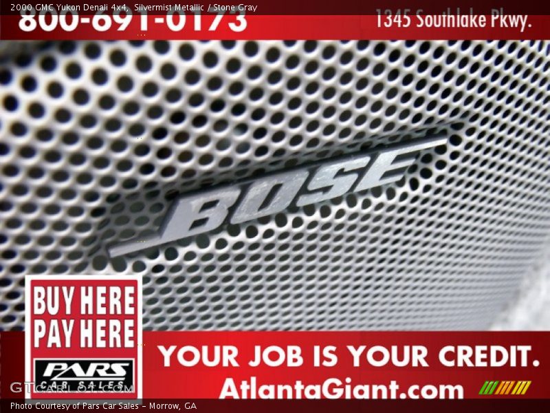 Silvermist Metallic / Stone Gray 2000 GMC Yukon Denali 4x4
