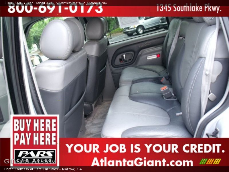 Silvermist Metallic / Stone Gray 2000 GMC Yukon Denali 4x4