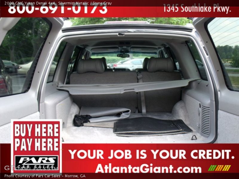 Silvermist Metallic / Stone Gray 2000 GMC Yukon Denali 4x4