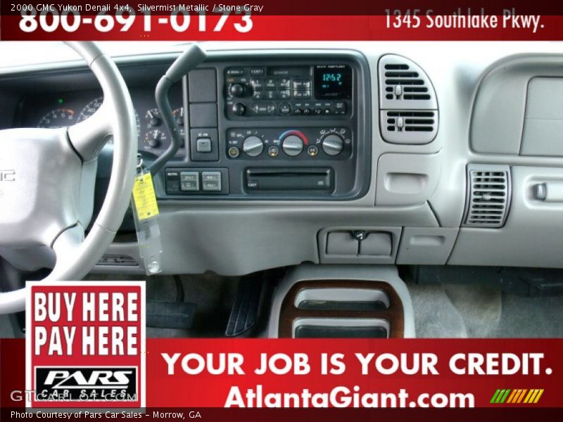 Silvermist Metallic / Stone Gray 2000 GMC Yukon Denali 4x4