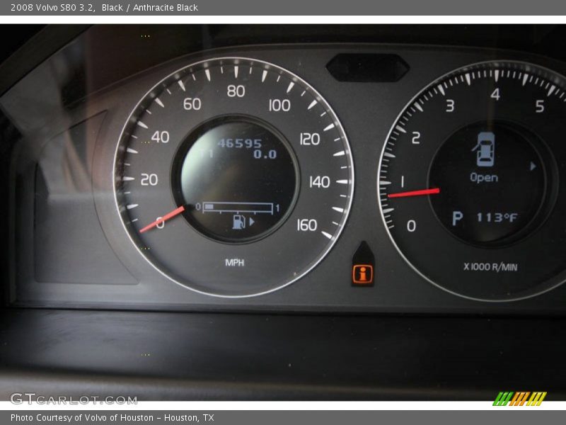 Black / Anthracite Black 2008 Volvo S80 3.2